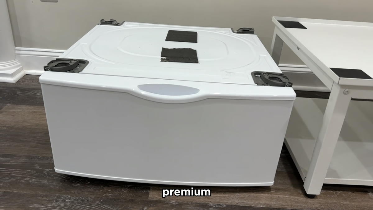 EZ Laundry Universal Gray Pedestal 27” Wide for LG Samsung Maytag