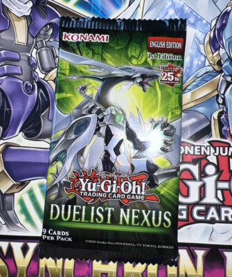 1x YuGiOh! Duelist Nexus 1st Edition Booster Pack from Factory
