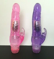 Rabbit-Vibrator-Dildo-G-spot-Multispeed-Massager-Female-Adult-Sex-Toy-Waterproof