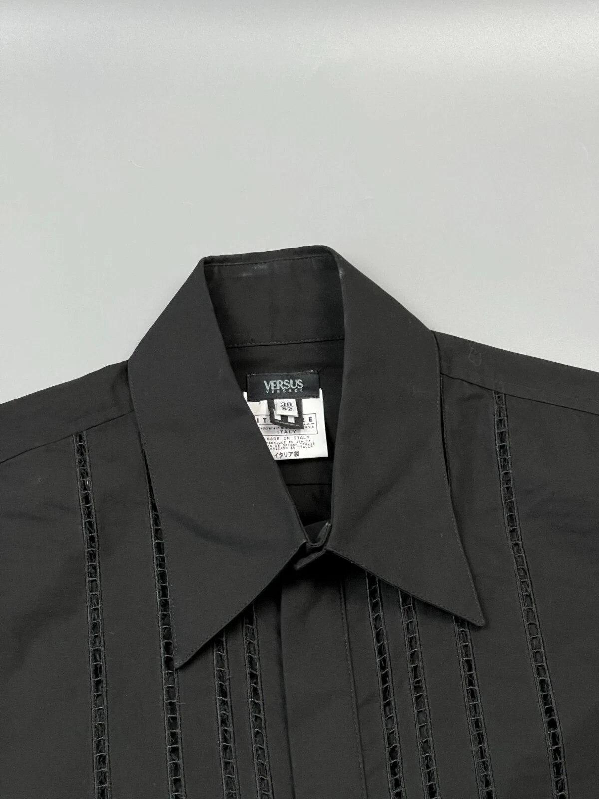 Camicia da lavoro uomo Versus Versace filo taglia IT 52 (Y0446)