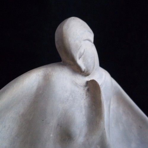 VINTAGE ART DECO ITALIAN GRES SCULPTURE "PRAYING ANGEL" GUIDO CACCIAPUOTI 1930´s - Picture 10 of 17