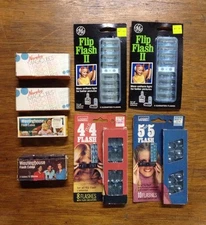 Vintage Camera Flash Bulb Lot Cubes & Flip Flash NOS Unused