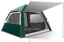 Camping Tent 6 Person Family Tents - Double Large Doors and Windows