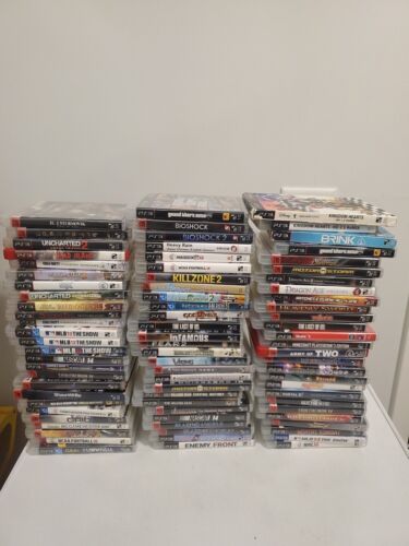 Lot Of 80 PS3 Games - GTA / Minecraft / Rockband / Resident Evil / Etc... - Picture 1 of 7