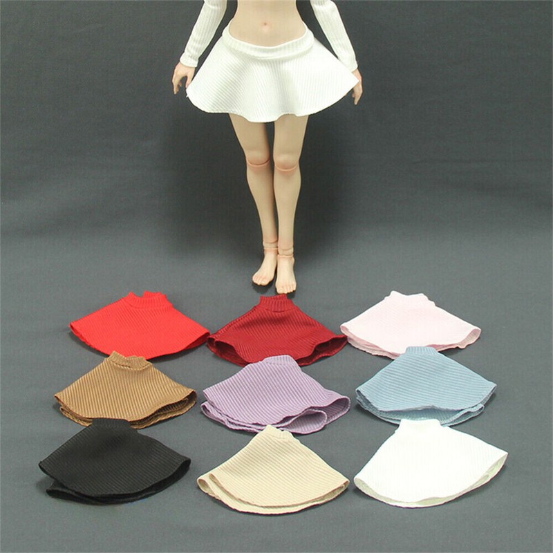 1:6 Scale Stretch Tops Skirt Clothes for 12" Female Soldiers Action Figure Toys