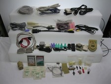Large Lot of Computer Technicians PC Cables, Connectors, Adapters, Terminators