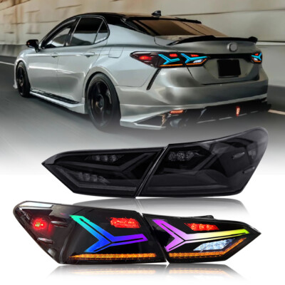 RGB Rear Tails Light For Toyota Camry SE LE XSE XLE TRD 2018-2023