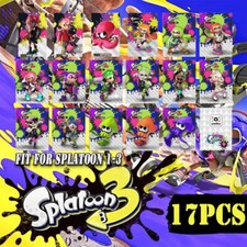 17 pcs/set PVC NFC Tag Game Cards Splatoon 2 and 3 Octoling Octopus For Switch