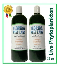 LIVE Phytoplankton (Nannochloropsis - nano)  32oz  - Florida Reef Labs®