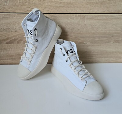 adidas x Y-3 Bashyo II White BC0918 High Top Sneaker Leder Weiß 11 = 46