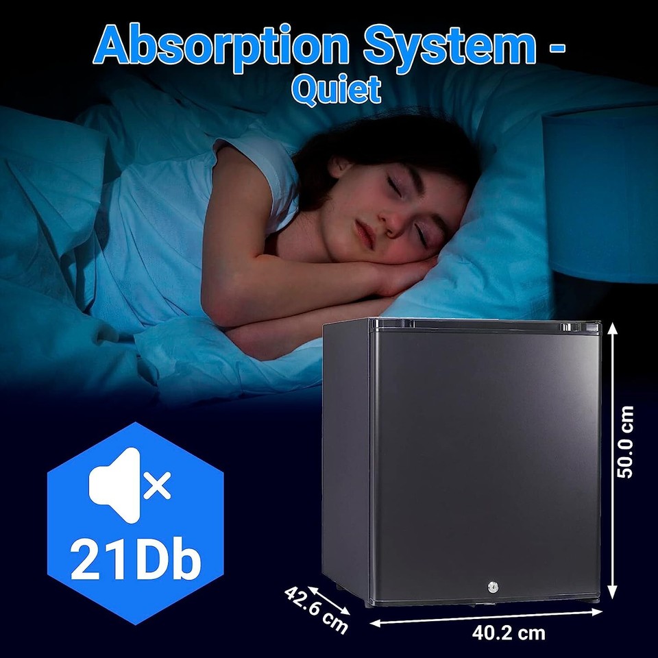 12V / 110V Portable Refrigerator Silent Truck Travel RV AC/DC Fridge ...