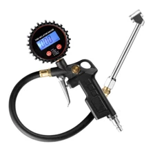 CZC AUTO Digital Tire Inflator Pressure Gauge, LED Display Tyre Deflator Gage wi