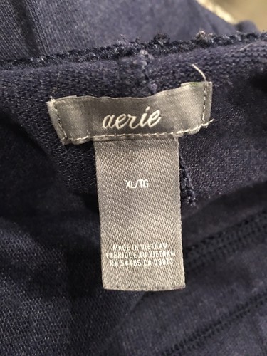 Aerie Lounge/Sweatpants Blue XL Straight Legs - Picture 5 of 7