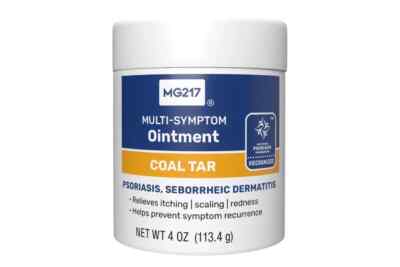 MG 217 Multi Symptom Relief Psoriasis Ointment - 4 oz (Pack Of 2 Jars)