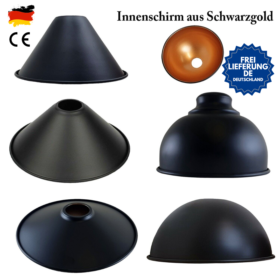 Retro-Lampenschirm Aus Metall - Vintage-Look Für Deine Deckenlampe