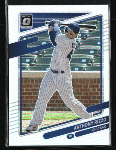 Anthony Rizzo 2021 Donruss Optic Silver Prizm #168 Baseball Card