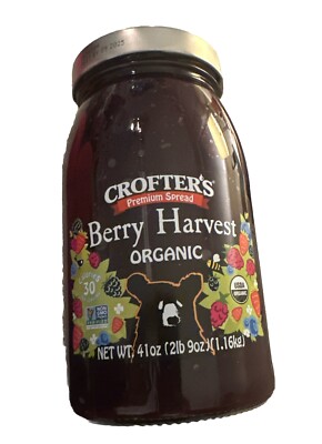 Crofter s  Premium Organic Spread, Berry Harvest , 41. oz (1.16kg).Free Shipping