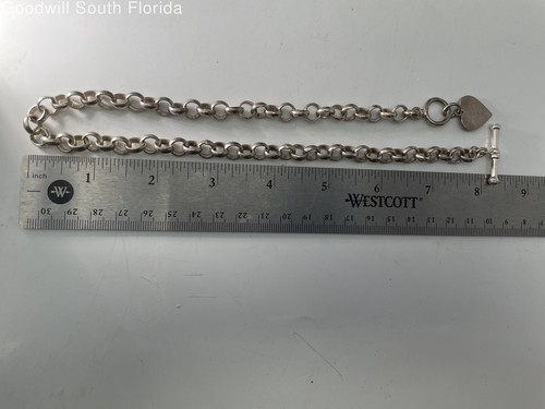Silver Stamped Necklace Weight 48.7g - Picture 6 of 6
