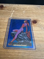 2024 Marvel Masterpieces '92 Platinum Scarlet Witch #47 Blue Traxx SKYBOX