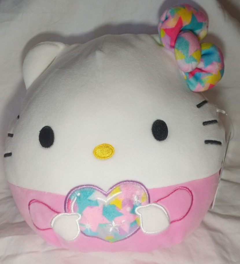 Squishmallows - Hello Kitty And Friends Starshine Rainbow Heart 8"" - Hello Kitty