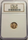 1861 INDIAN PRINCESS HEAD GOLD $1 NGC MS60 TYPE-3 UNCIRCULATED DOLLAR