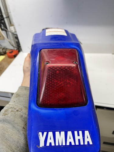 YAMAHA WR250F WR 250 F REAR FENDER WITH BRAKE LIGHT OEM 5BF-21611-00-00 - Picture 2 of 13