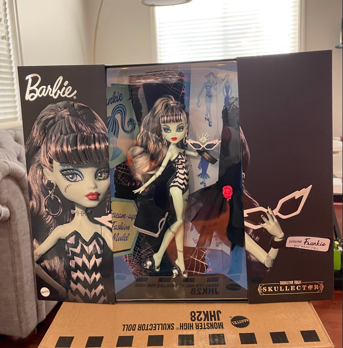 Monster High Skullector Frankie Stein x Barbie Doll IN HAND | eBay