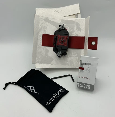 Peak Design Capture Camera Clip System Black Red