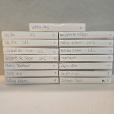 Lot Of 15 Stampin Up Christmas Holiday Mounted Stamp Sets - No Covers - Lot 6