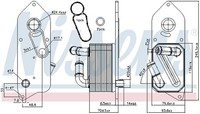 1X Nissens 90892 ÖLküHler MotoröL FüR Ford