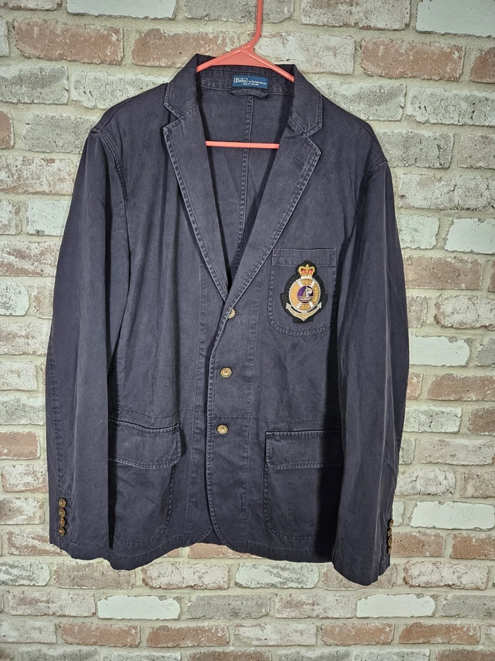 Polo Ralph Lauren Men's Bleecker Tropical Cruising Club Navy 42R - Image 2 of 4