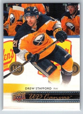 2014-15 Upper Deck Series 2 UD Canvas #C130 Drew Stafford Buffalo Sabres