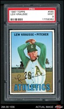 1967 Topps #565 Lew Krausse Athletics PSA 9 - MINT
