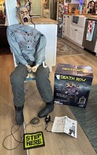 utilería de Halloween DEATH ROW Inmate 2012 Spirit Animatronic FUNCIONA + caja LEER VIDEO