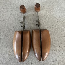 Vintage Mens florsheim Wooden Shoe Tree Stretcher Adjustable