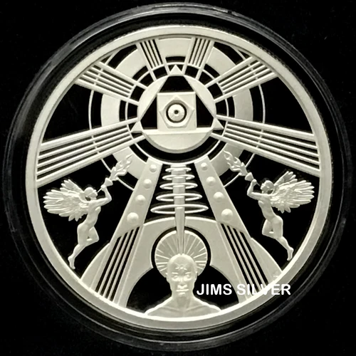 2025 Silver Shield THE MATRIX EYE 1 oz Silver PROOF w/ BOX & COA# 75 or LOWER!