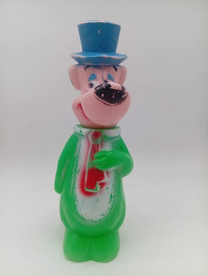 Vintage 60s 70s Argentina Yogi Bear Huckleberry Hound Like Blow Mold Figure