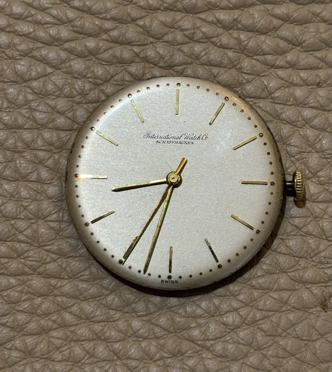 Mouvement IWC Cadran Blanc – Calibre C89 – Pré-aimé Avec Patine – Réf. 1243227