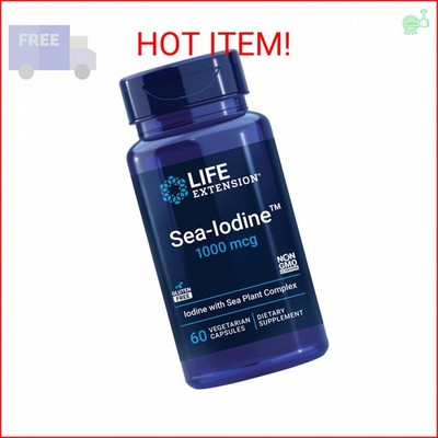 Life Extension Sea-Iodine , kelp and bladderwrack-derived iodine, supports healt