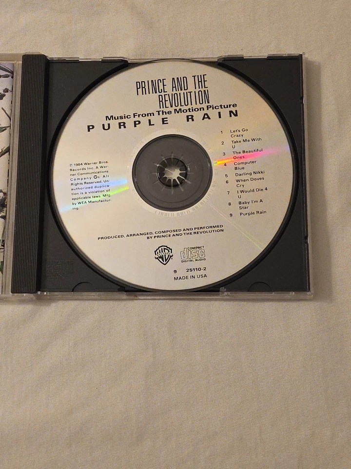 Purple Rain by Prince (CD, 1990) Foto 2 de 4