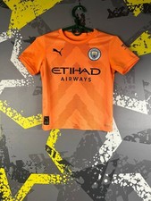 Manchester City Goalkeeper football shirt 2022 - 2023 Puma Young Size 5-6Y ig93
