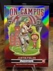 JUSTIN FIELDS 2021 PRIZM DRAFT PICKS ON CAMPUS SP CASE HIT ROOKIE RC 🔥