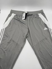 NWT Adidas Men's Tiro 24 Track Pants - Size XXL 2XL Gray -Soccer Training IV7274