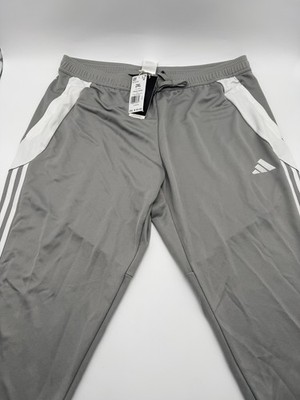 NWT Adidas Men's Tiro 24 Track Pants - Size XXL 2XL Gray -Soccer Training IV7274
