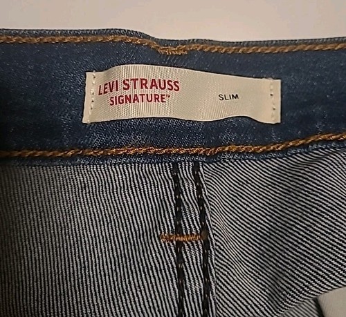 NWT Men's Levi Strauss Signature Slim Fit Jeans 34x34 Flex - Picture 5 of 11
