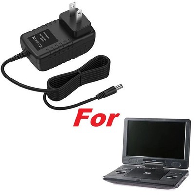 AC Adapter Charger For ONN 100009768 11'' Portable DVD Player Power Supply Cord