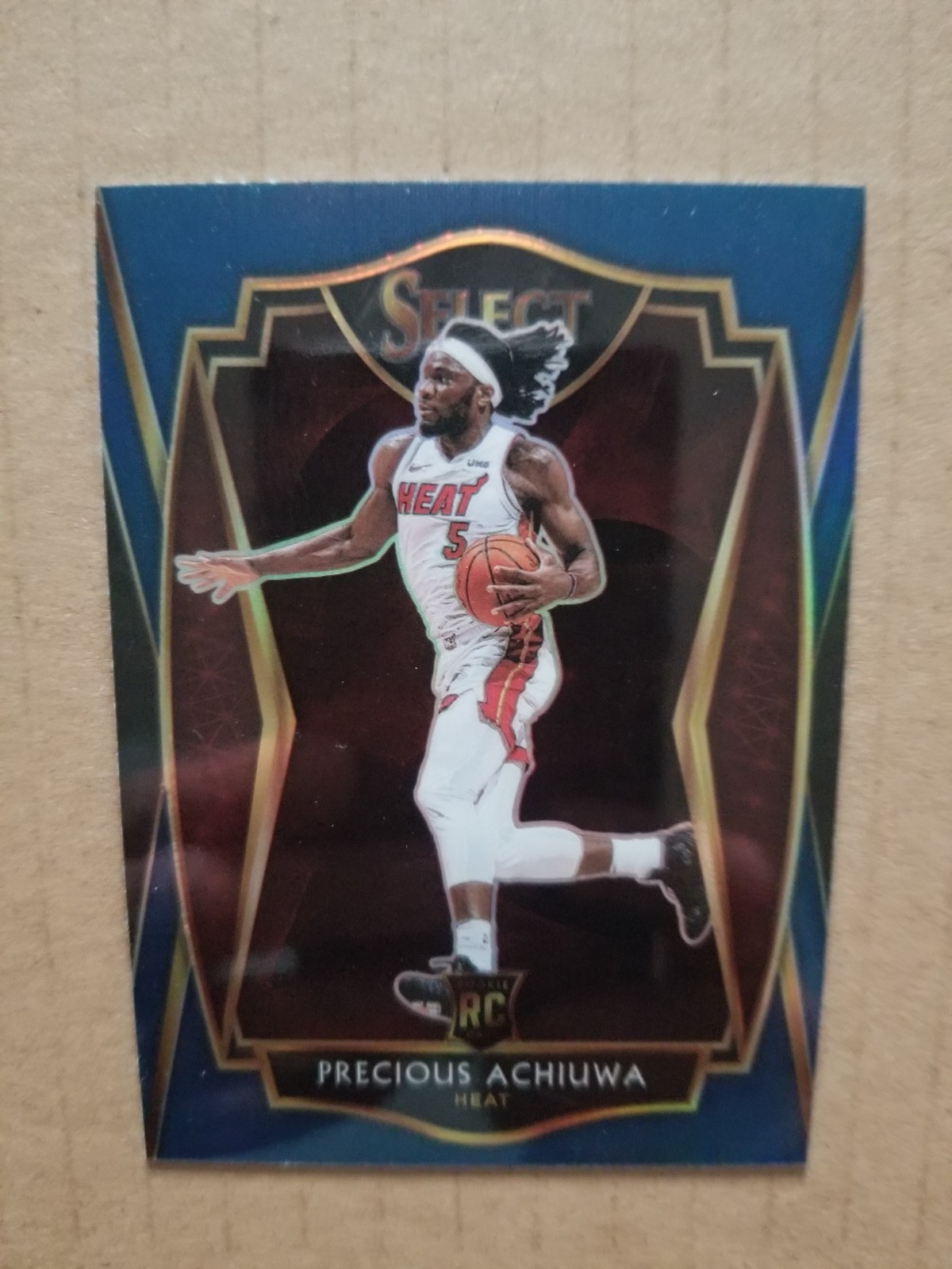 2020-21 Select Premier Level Rookie Blue Prizm Precious Achiuwa #193