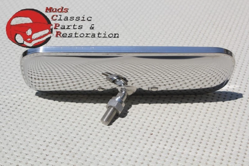 Espejo retrovisor interior cromado personalizado Cadillac Dodge Plymouth Desoto Foto 3 de 4
