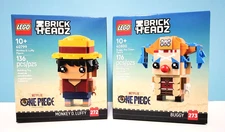 LEGO 2025 ONE PIECE Monkey D. Luffy Figure 40799 & LEGO Buggy The Clown 40800