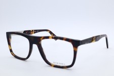 Diesel DL 5262 053 Rectangle Blonde Havana Eyeglasses Clear Lenses 51mm